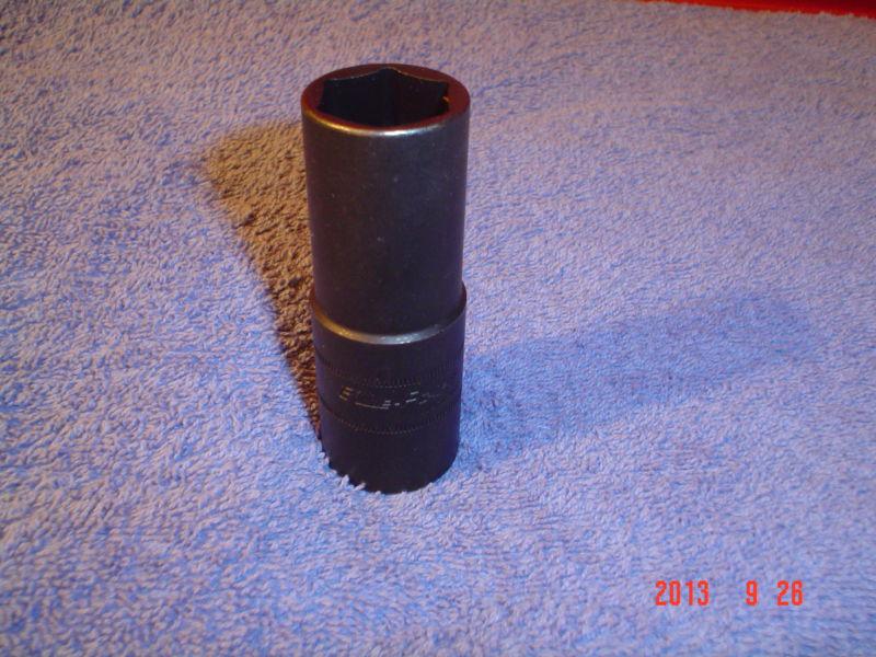  snap on/blue point lug nut socket, metric, thinwall wheel flip, 19mm-21mm  new!