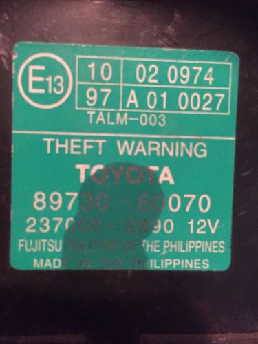 2003-2006 lexus gx470 theft warning 89730-60070 oem