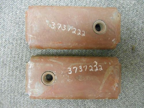 Nos mopar rear seat brackets (2) - 1974-1977 ramcharger - p/n 3737222