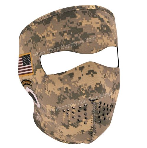 Zan headgear wnfm700, neoprene full mask, revblk, u.s. army acu combat uniform
