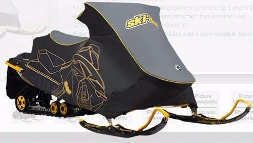 Ski doo rev intense cover 1 up x low low 2008 - 2009 black &amp; gray nib