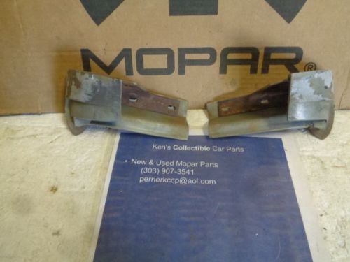 1973 1974 plymouth barracuda cuda rear bumper fillers (r&amp;l corners)