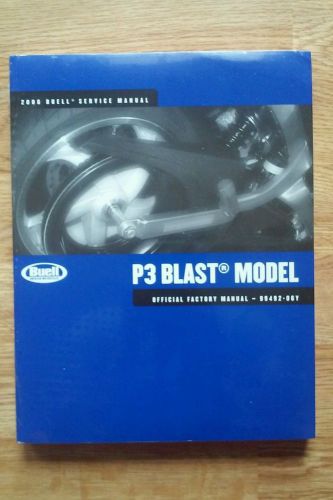 Harley-davidson p3 blast service manual ** 2006 ** p/n 99492-06y ** sealed