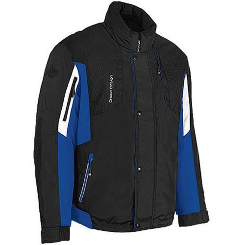 Choko 4-90u96jk - men&#039;s trail breaker snowmobile jacket - black/royal 200