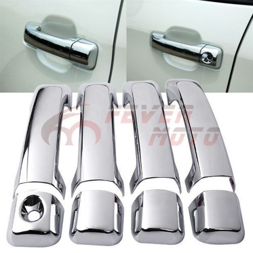 Chrome door handle cover trim new for toyota sequoia tundra crew max 08-15 fm