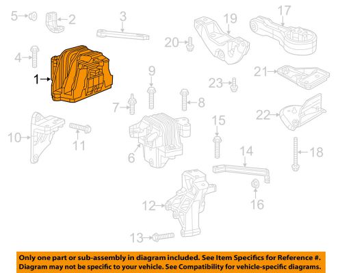 Chrysler oem-engine torque strut mount 5147130ae