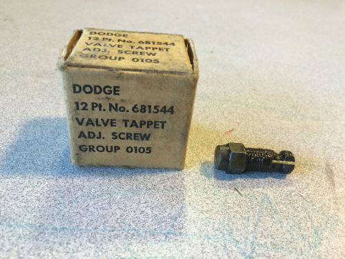 12 vintage nos dodge chrysler valve tappet adjustment screws 681544 amc