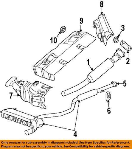 Mopar oem 4616671ac exhaust-converter & pipe gasket