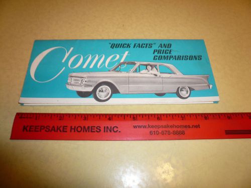 Mercury comet quick facts &amp; price comparison&#039;s sales tool - vintage