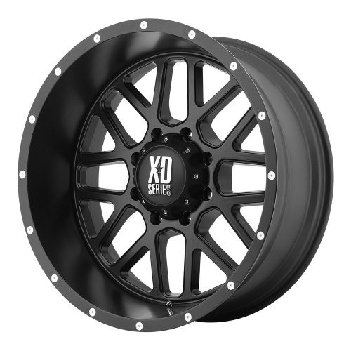 Kmc xd 20&#034; xd820 grenade wheel/rim | black | 20x9&#034; | 5x150/5x150.00 | 25mm