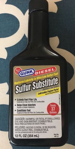 Gunk m7112 12 fl oz diesel sulfur substitute - lubricates engine parts! 37 gl