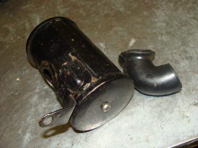 1976 honda trail ct 70 ct70 air box & rear rubber boot