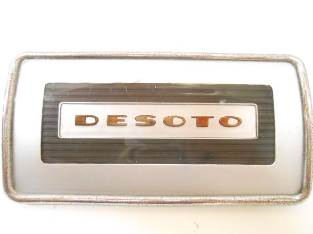 1953 desoto radio dash delete plate emblem 53