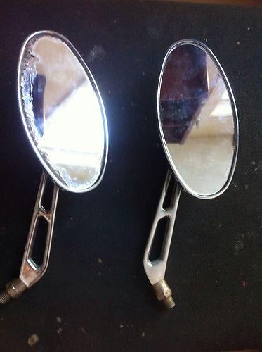 Harley chopper bobber custom  mirrors xl fx flh xlh fxd flht fxdl old school