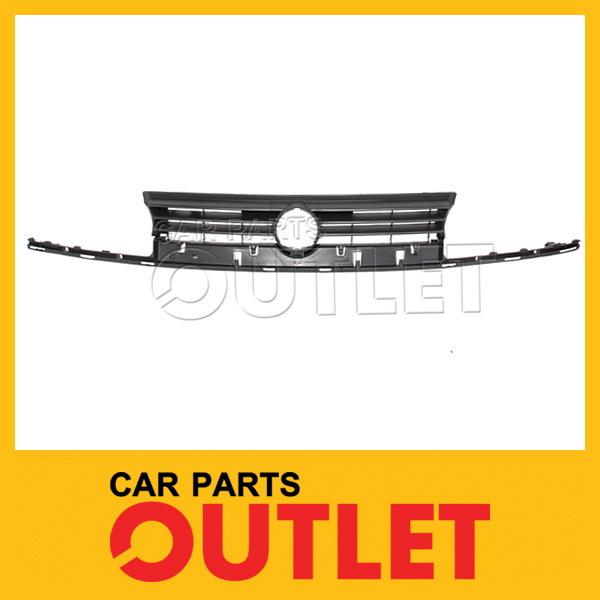 1993-1998 vw golf mk3 front grille vw1200122 black frame gti for dual bulb lamp