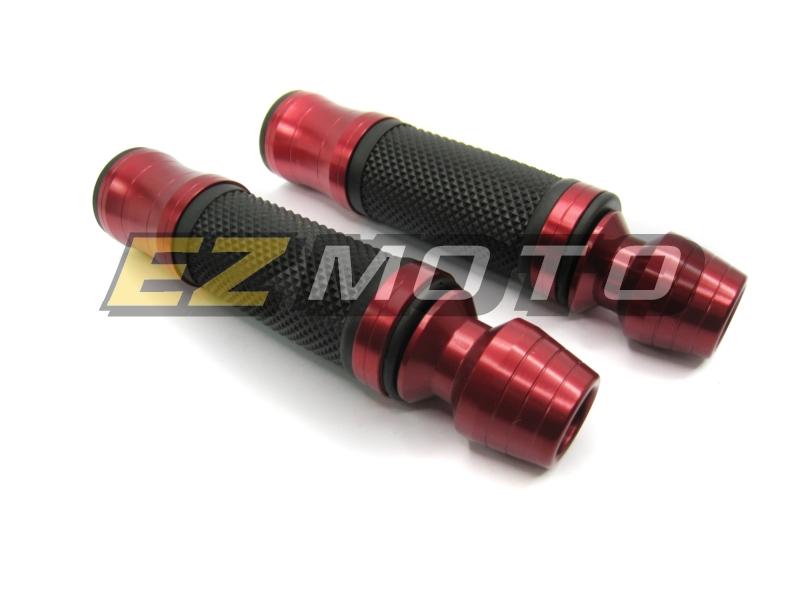 Universal hand grips for 22mm handlebar ninja 250 600 500 650 bandit gsf red