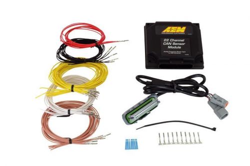 Aem 22 channel can sensor module fuel level input ip65 enclosure wiring harness