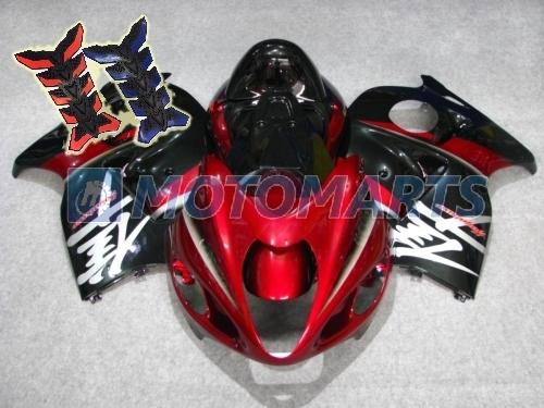 Free tank pad! fairing body kit for suzuki gsxr 1300 hayabusa 99 00 01 02-07 ae