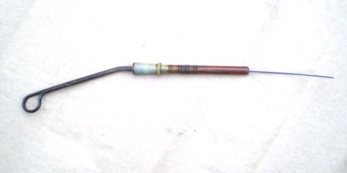 Good used  oil dipstick no. 12g175 wi mounting for late 1098 &amp; 1275 mg midget