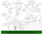 Genuine gm exhaust system intermediate gasket 84997134