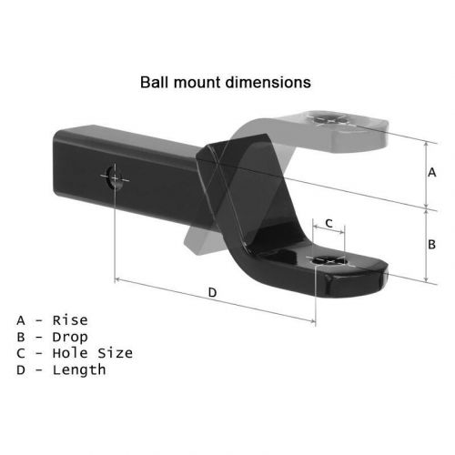 B&amp;w trailer hitches ts10047bb - class 4 tow &amp; stow browning edition adjustable