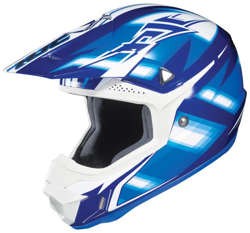 Hjc cl-x6 spectrum blue motorcycle helmet size medium