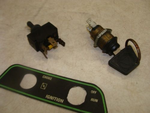 1997 arctic cat zrt600 oem main ignition key switch on off handwarmer heater