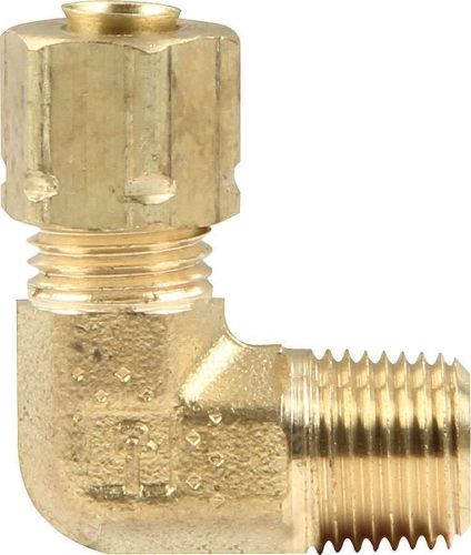 Allstar performance all48033 - 90 degree fitting - 1/8in npt - brass - each