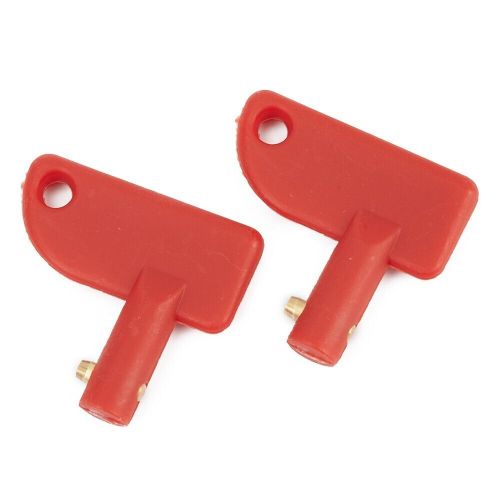 2x spare key fit for battery isolator switch power kill cut-off switch car boat