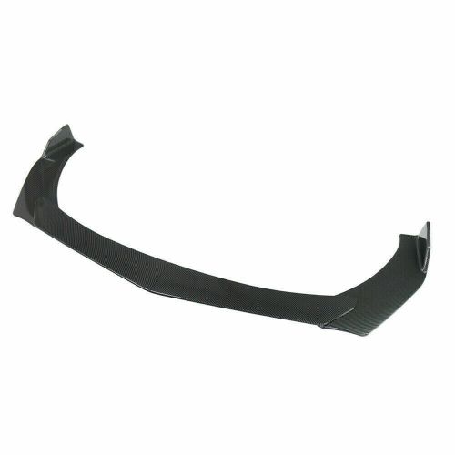 For dodge charger sxt rt srt carbon fiber front bumper lip spoiler + strut rods