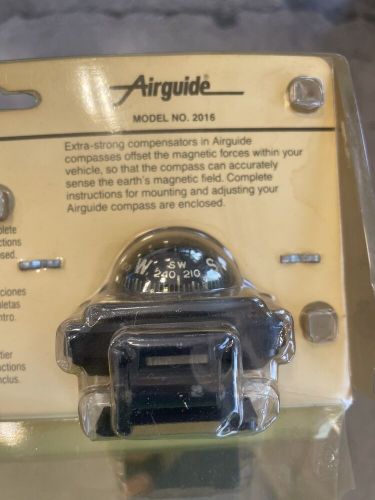 Vintage airguide auto compass model number 2016 made in usa r-2 low profile