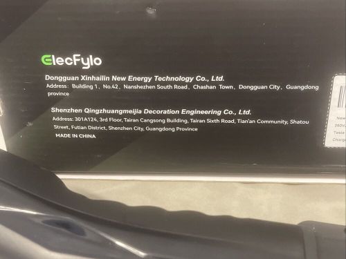 Elecfylo tesla to j1772 charging adapter - open box