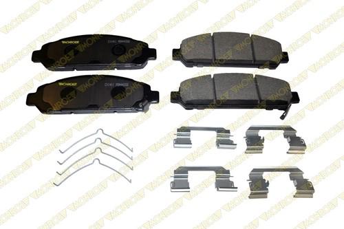 Monroe cx1401 brake pad or shoe, front-monroe ceramics brake pad