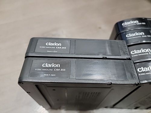 Clarion caa-355 x2 caa-154 x1 caa-122 x3 changer magazines