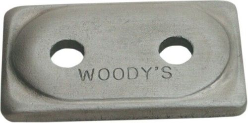 Woodys double digger double angled support plates silver 7 degree 5/16&#034; 12-pack
