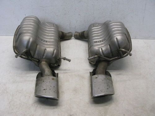 12-16 mercedes w204 c300 e350 exhaust mufflers muffler tips assembly oem