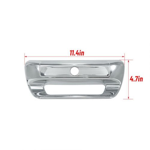 For dodge ram 3500 2019-2022 chrome look rear door tailgate handle cover trim 1p