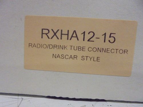 Roux rxha 12-15 radio push button/drink tube connector-racing-nascar-xfinity-new