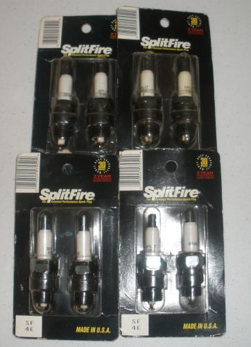 New 289 390 428cj 427 splitfire spark plug set 8