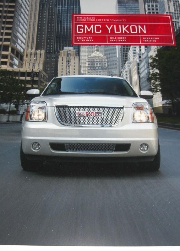 New 2012 gmc yukon sle slt denali hybrid  deluxe dealer brochure  