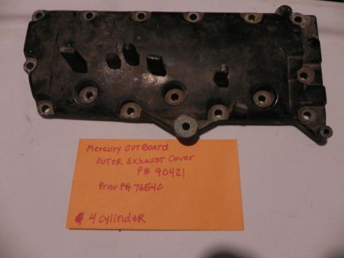 Mercury mariner outboard outer exhaust plate p# 90421 or p# 76540 nice plate