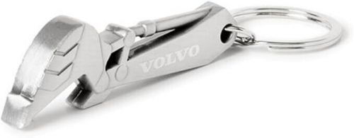 Volvo construction equip stainless steel excavator arm bottle opener key ring