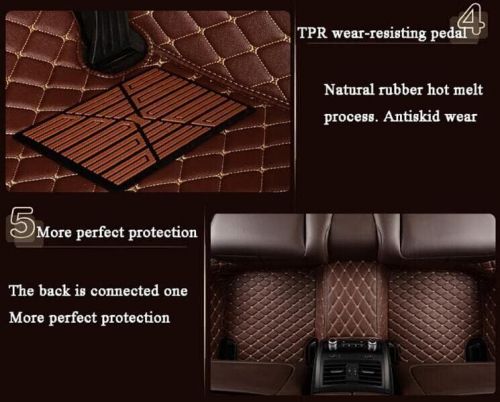 For gmc terrain waterproof custom all-weather luxury carpets 3d car floor mats