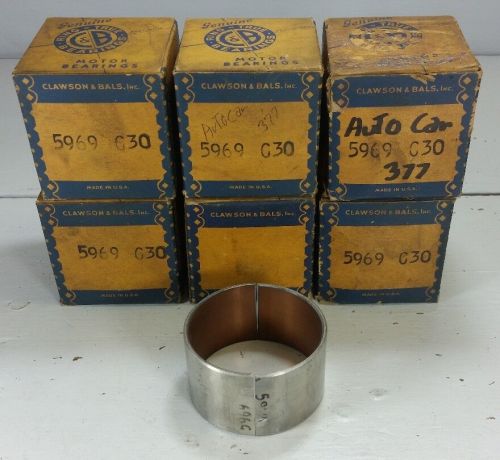 Rare! 1941-1952 autocar 331 377 6 cylinder rod bearing set 030 clawson bals 5969