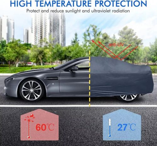 Car cover waterproof all weather for automobiles, 6 layers outdoor full exterior