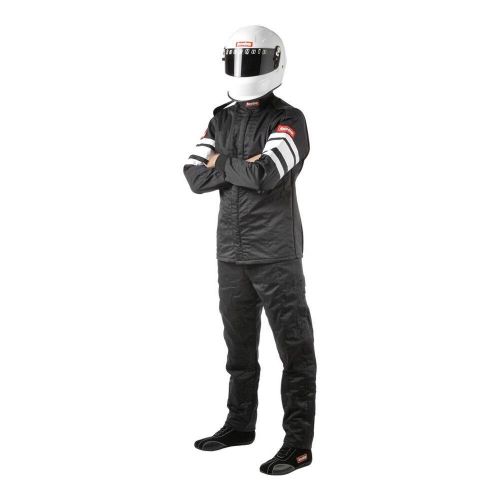 Racequip 120003rqp - 120 series black m multi layer racing suit