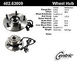 Centric parts 402.63000e rear hub assembly