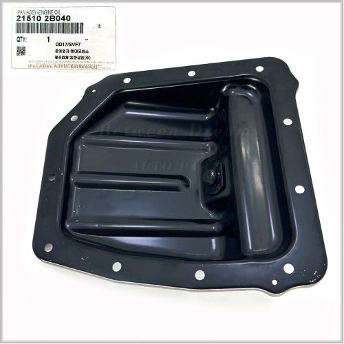 Engine oil pan genuine for 215102b040 hyundai accent veloster kia rio soul