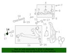 Genuine gm lower control arm cam 11602559