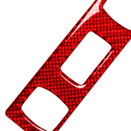 Hardtop reading light panel cover trim for audi tt 8n 2001-2006 carbon fiber red